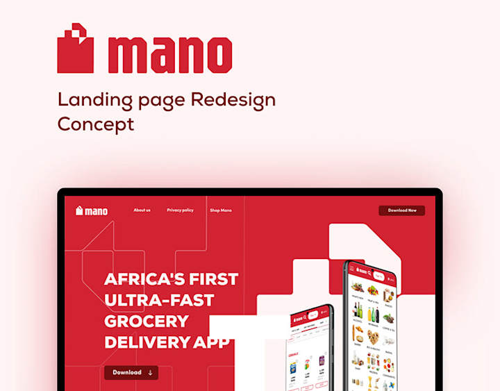 Cover image for MANO STORE on Behance