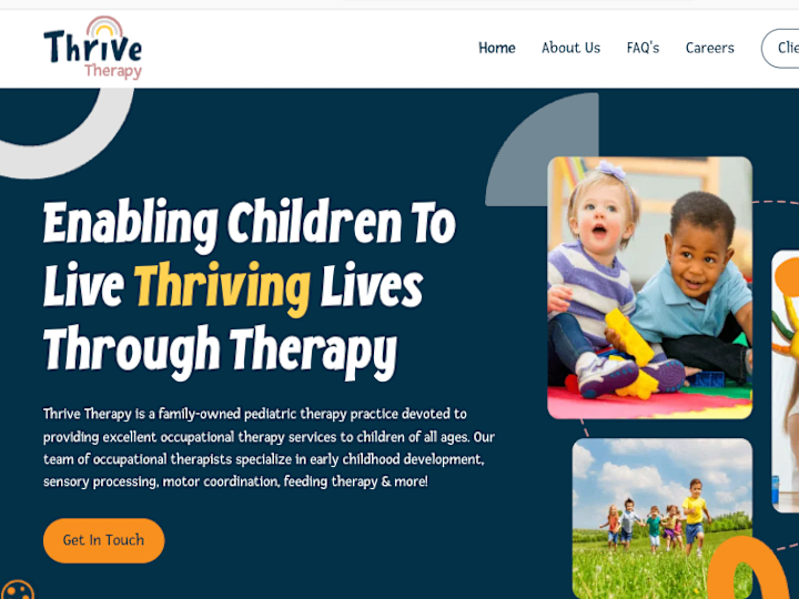 Cover image for Thrive Therapy | Webflow Design & Development