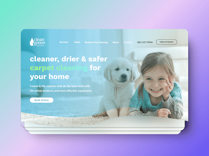 Cover image for Clean Green website design