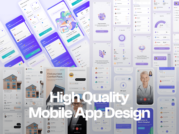 Cover image for Mobile App UX/UI Design