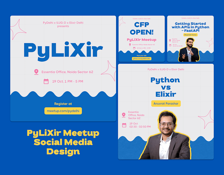 Cover image for Social Media Design: PyDelhi Meetup