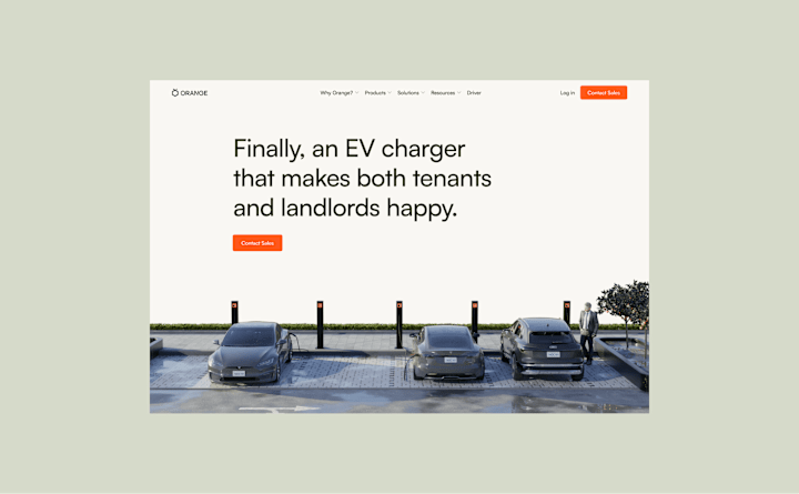 Cover image for Elegant website for at-home EV charging company