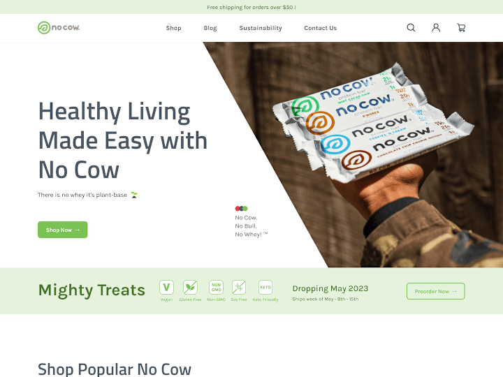 Cover image for Website Analysis & Redesign  - NoCow