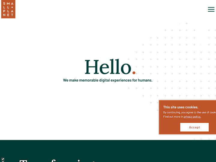Cover image for Small Planet | Digital Agency | Design and Technology