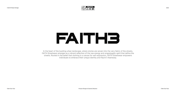 Cover image for Branding & Packaging Design: FAITH3 - Fashion Apparel Brand