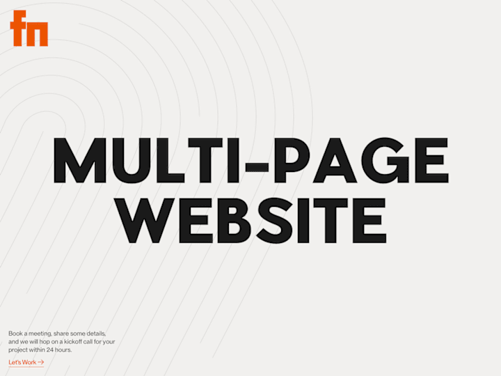 Cover image for Multi-Page Website (Design & Development) 🚀🚀