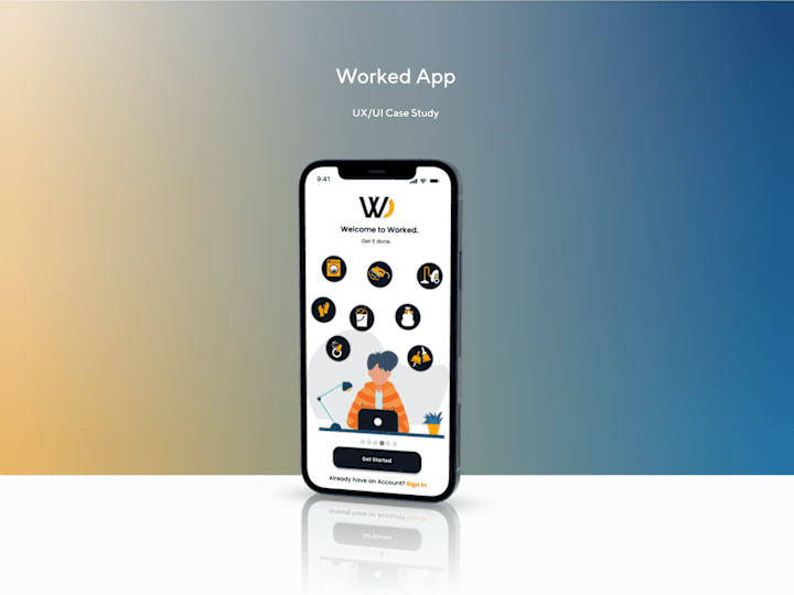 Cover image for Branding and Mobile App Design for Worked, An Online Marketplace