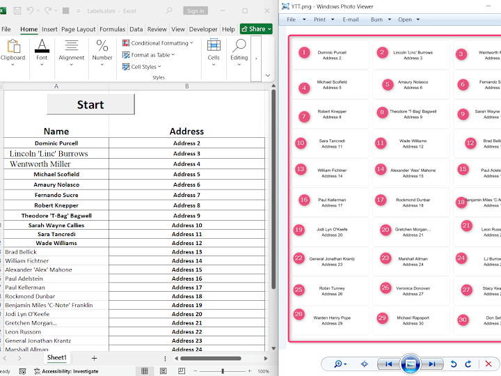 Cover image for You will get an Excel app to label your data on Avery templates