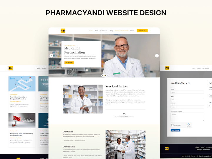 Cover image for Pharmacy and I Website Development