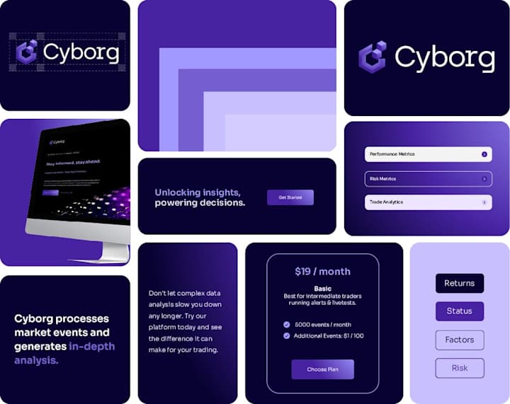 Cover image for Branding for Cyborg -an Online Platform for Traders