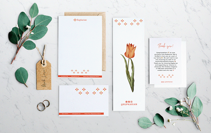 Cover image for Stationary kit for Rupkarian on Behance