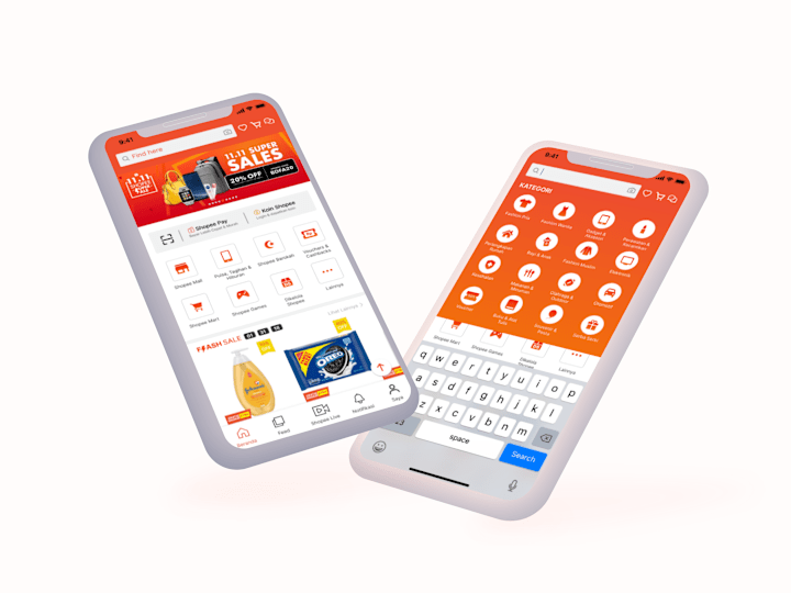 Cover image for Shopee's mobile app home page redesign 