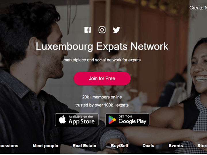 Cover image for Luxembourg expats 
