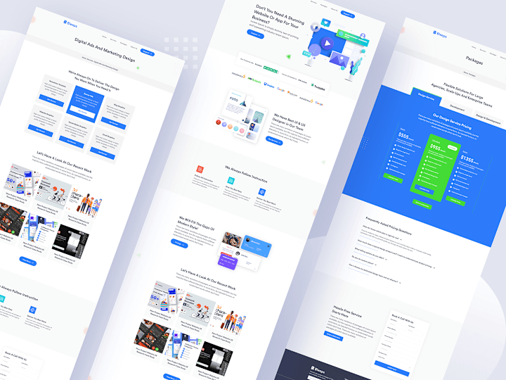 Cover image for Bleeps - Creative Agency Website 