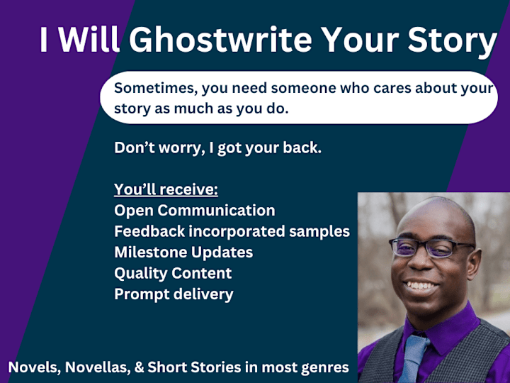 Cover image for Fiction Ghostwriting – Immersive, Character-Driven Narratives