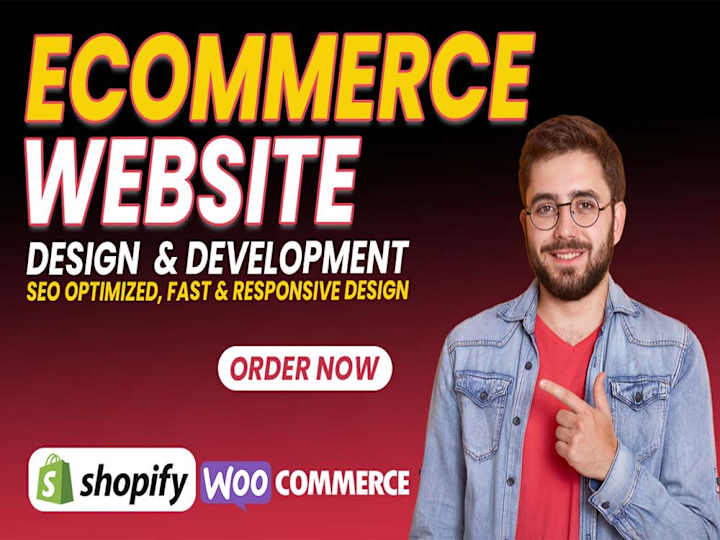 Cover image for I Will Design Your eCommerce Website with WooCommerce or Shopify