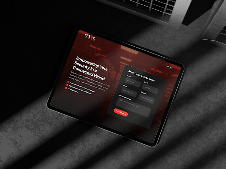 Cover image for Security Landing Page