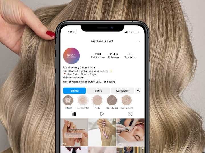 Cover image for Royal Beauty Salon | Social Media and PR