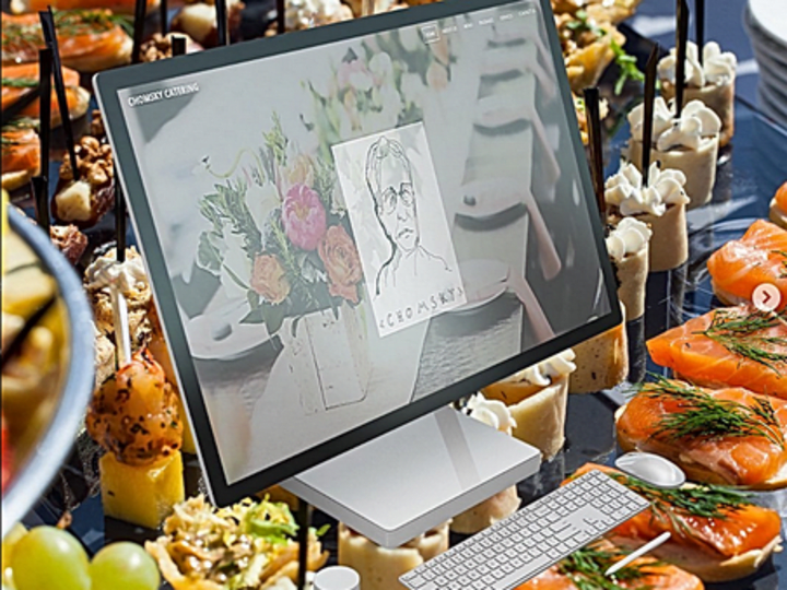 Cover image for Chomsky Catering | UI Website Design 