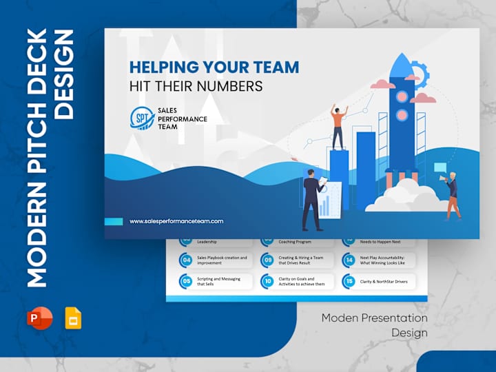 Cover image for PowerPoint Presentation Design for Sales Performance Team