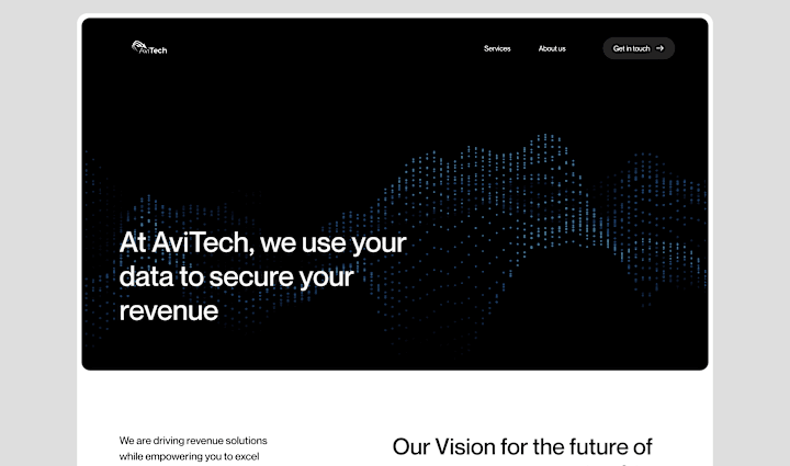 Cover image for Avitech website