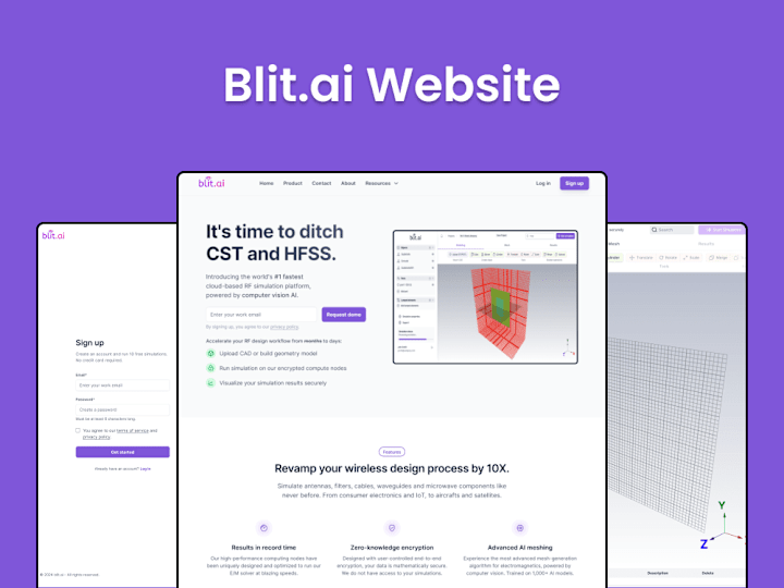 Cover image for Blit.ai • The #1 cloud-based RF simulation platform