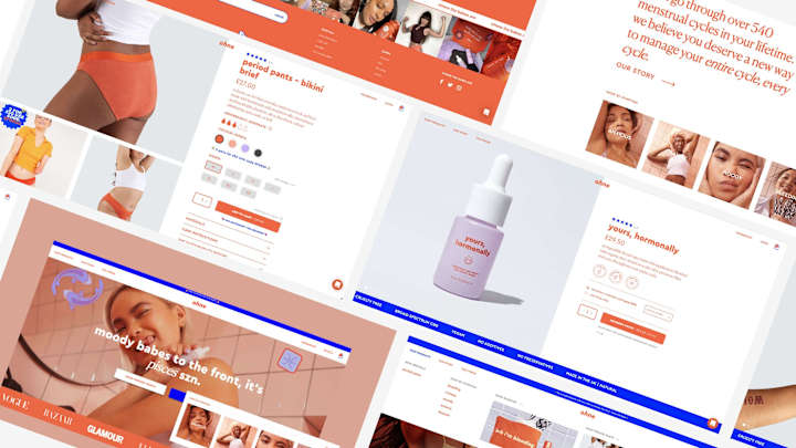 Cover image for Ohne — An e-commerce store for bleeding babes.