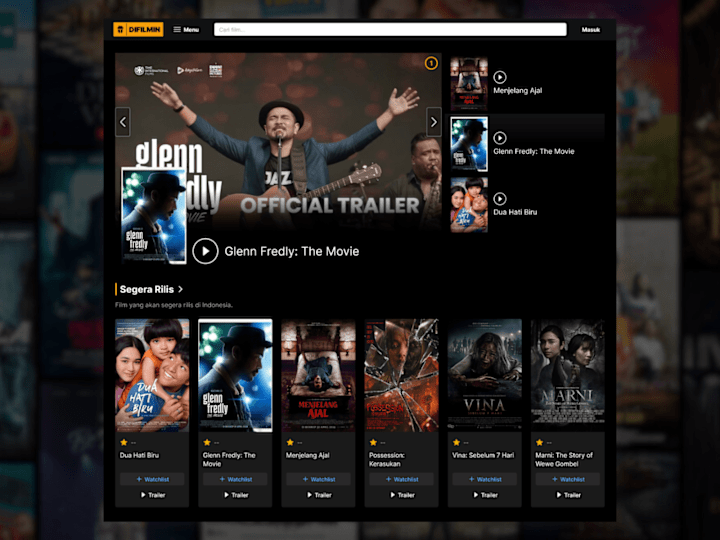 Cover image for Difilmin - Indonesian Movie Database