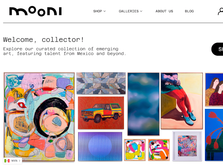 Cover image for MOONI | Art Gallery