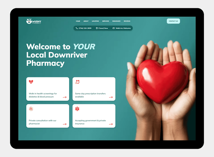 Cover image for Mushy Pharmacy: Web Design & Webflow Development