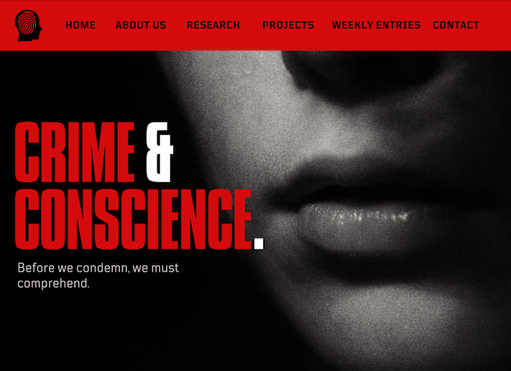 Cover image for Crime and Conscience - Pending Project