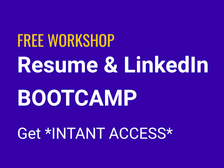 Cover image for FREE Resume & LinkedIn Bootcamp | WorkItDaily