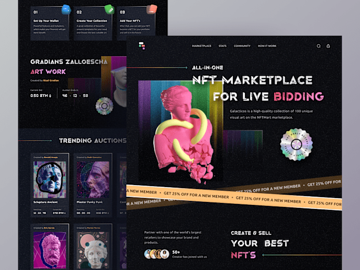Cover image for NFT Landing Page