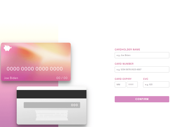 Cover image for 💳 Interactive Credit Card Form