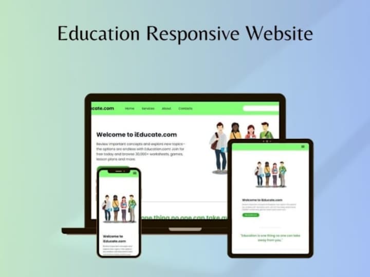 Cover image for Education Website Project