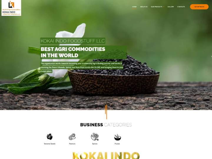 Cover image for Developed a Comprehensive Agricultural Website - Kokai Indo