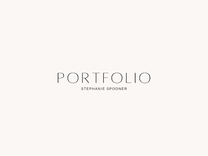 Cover image for Portfolio- Stephanie Spooner