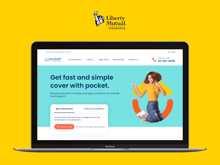 Cover image for [LIVE] Pocket Car Insurance Website by Liberty Mutual Group