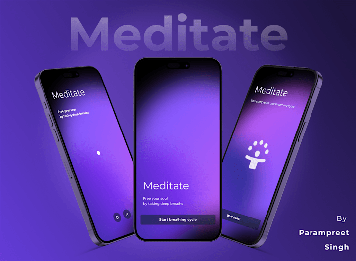 Cover image for Meditation now a click away!