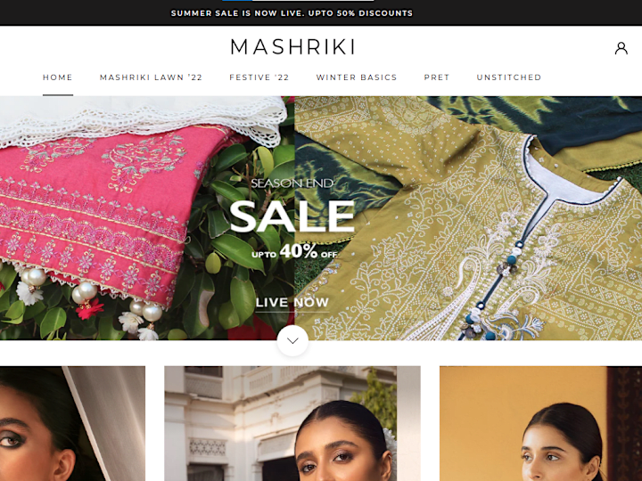 Cover image for Shopify Store Setup + SEO for Mashriki