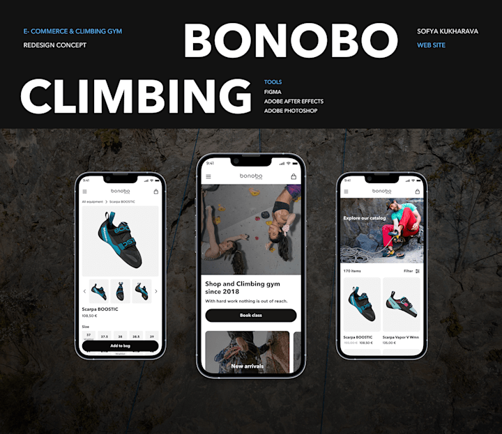 Cover image for REDESIGN WEBSITE | UI | CLIMBING :: Behance