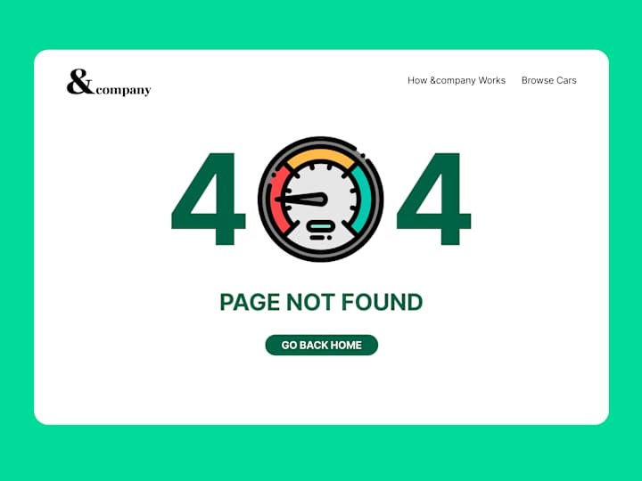 Cover image for 404 (Error) Page Design