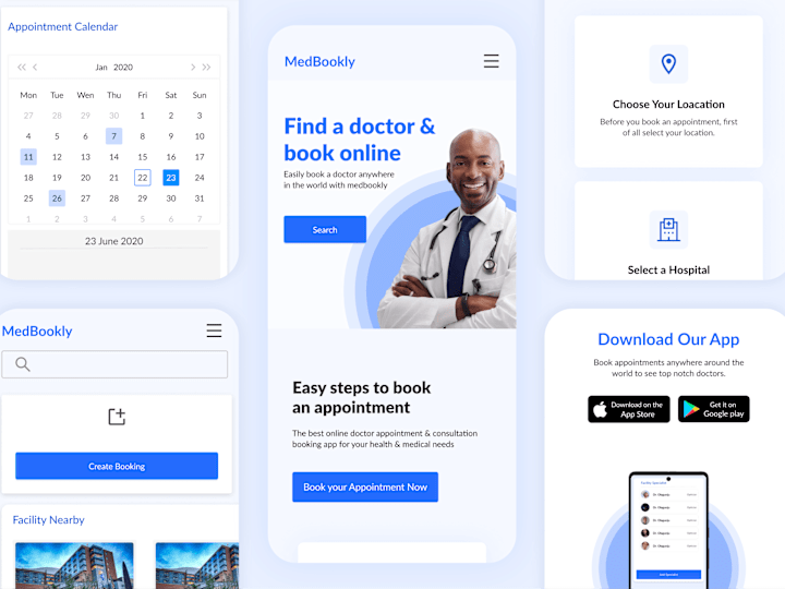 Cover image for Creating a Mobile App/Website Design for a Healthcare Startup