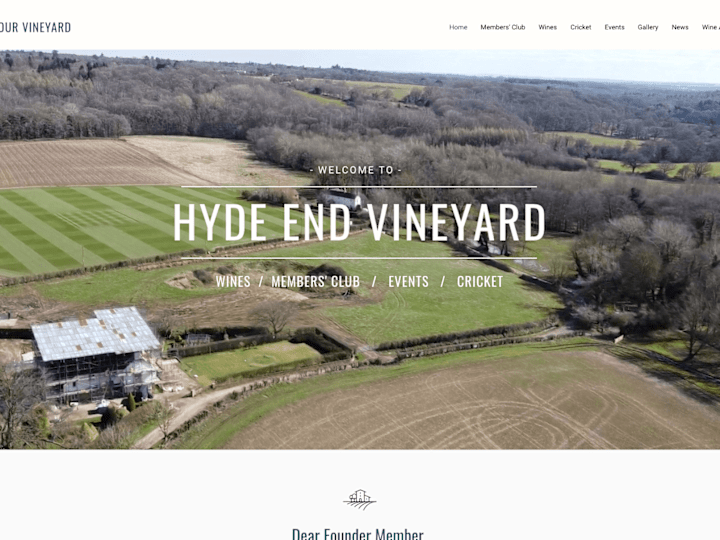 Cover image for Hyde End Vineyard