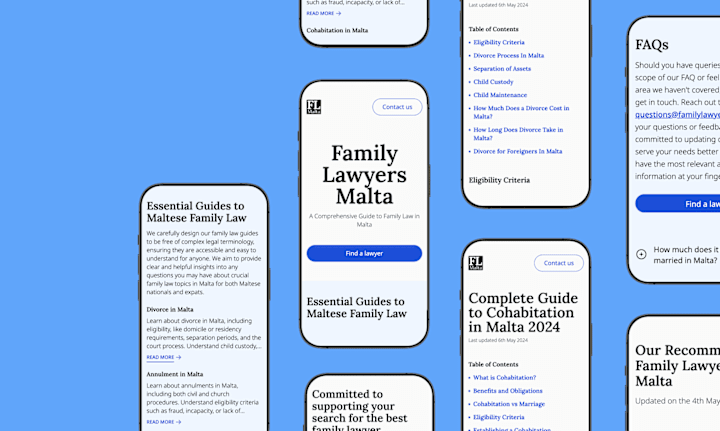 Cover image for Family Lawyers Malta