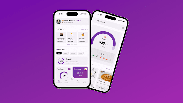 Cover image for Health App - Vitapulse