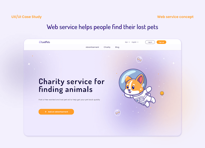 Cover image for Lost Pets | Web service 