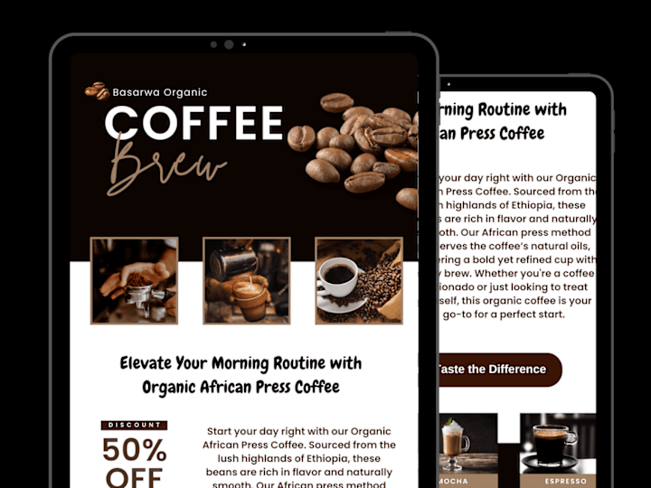 Cover image for Basarwa Organic Coffee Company - Product Description