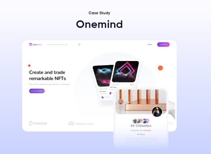 Cover image for Onemind's Branding, App and Web Design