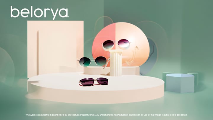 Cover image for belorya eyewear redesign brandidentity on Behance